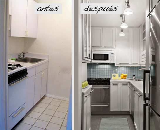 cocina pequeña pero chula
