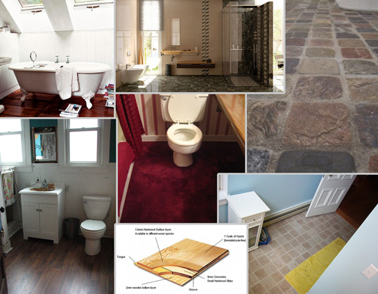 7 opciones de suelo para el baño