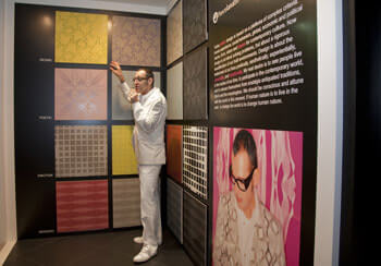 rashid - El diseñador Karim Rashid en la Trienal de Milán