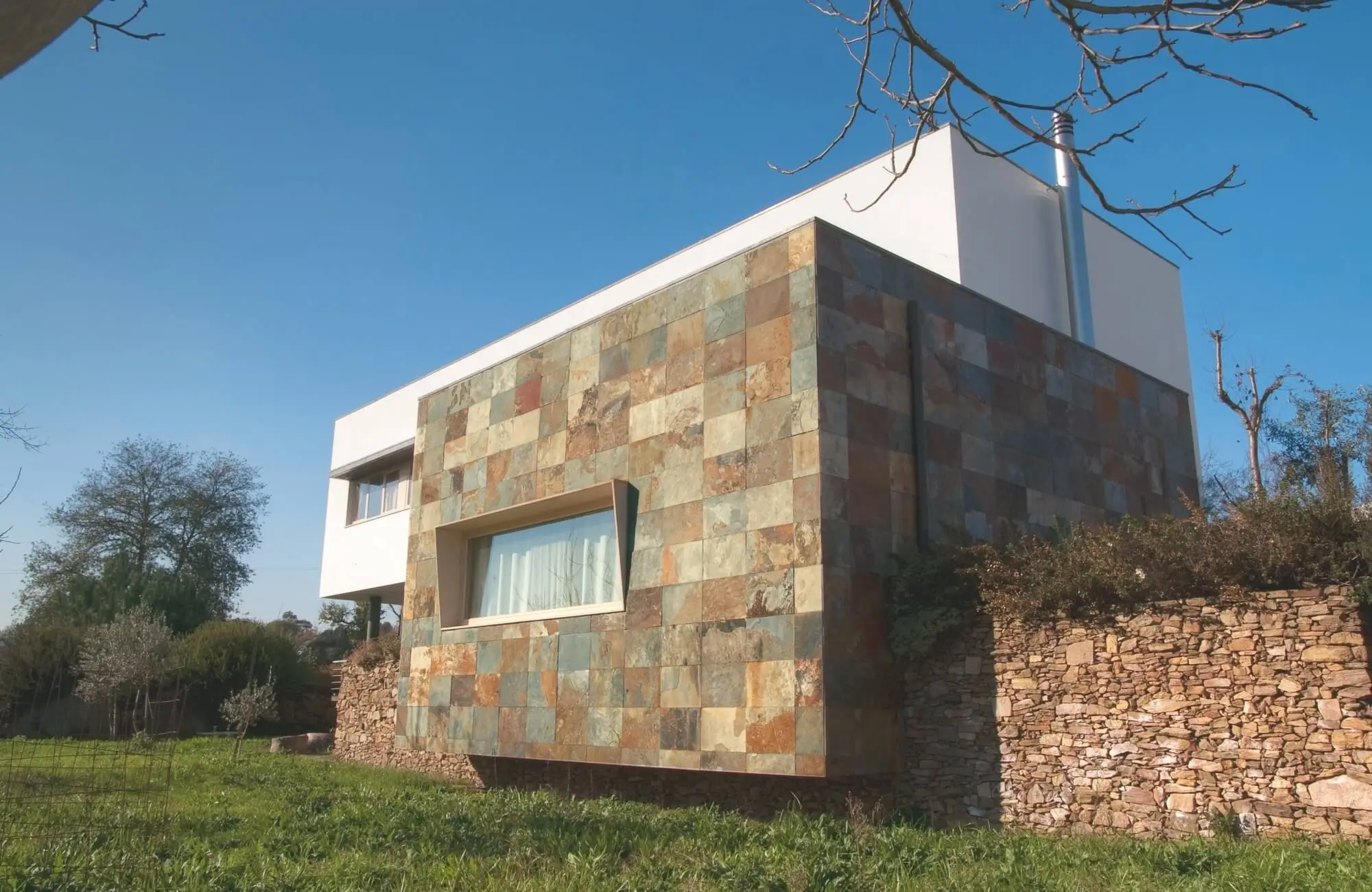 revestimiento exteriore piedra 1961 pizarra - 5 paneles efecto piedra para exterior e interior