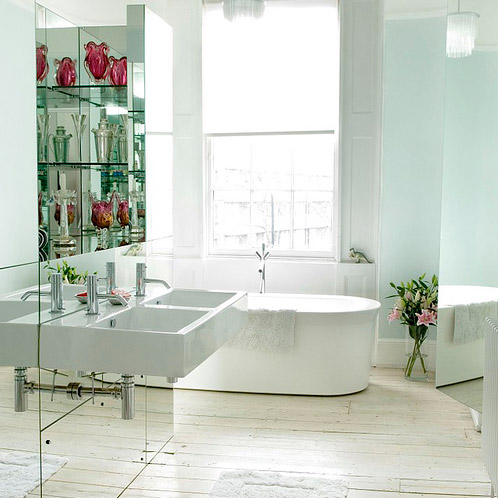 bano espejos - Ampliar el cuarto de baño