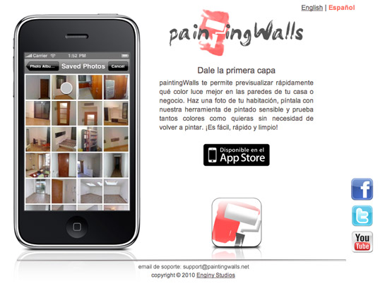 pintar paredes desde el iphone