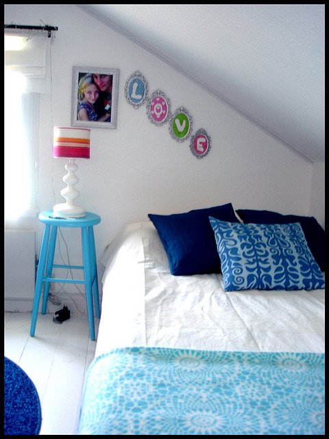 Decorar con azul