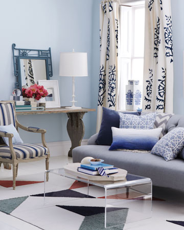 Decorar con azul