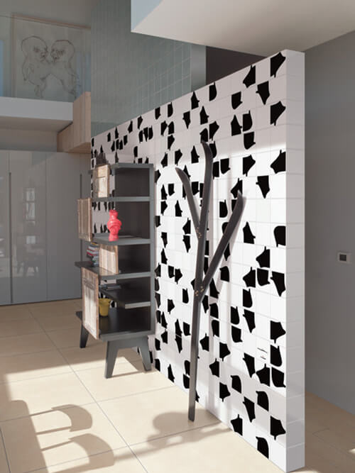 Modern animal print tiles mezza collection by bardelli 1