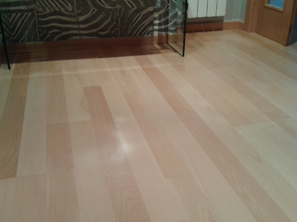 Parquet natural en haya