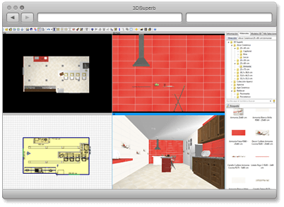 3DSuperb dispone de herramientas muy intuitivas para realizar ambientes en 3D