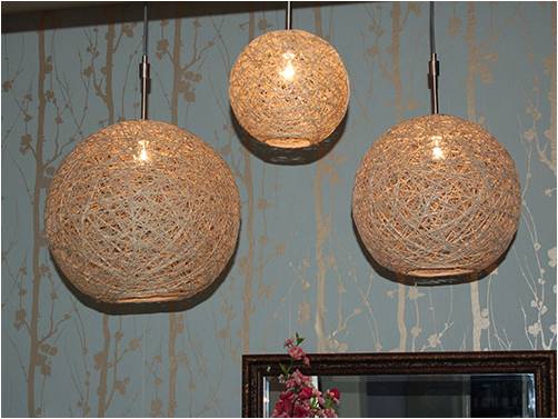lamparas esfericas 1 - Ideas para una iluminación low cost con mucho estilo